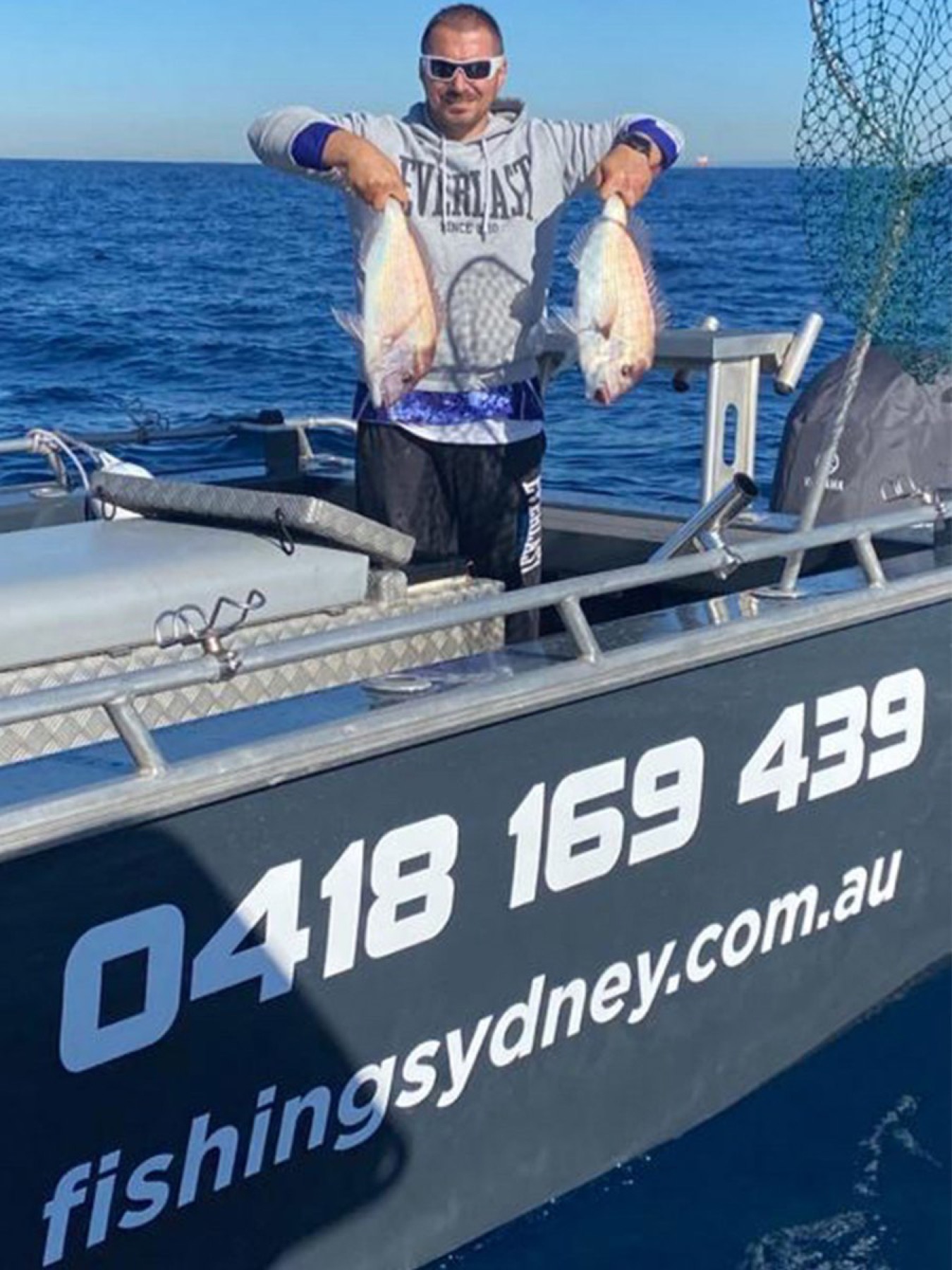 A snapper caught on the reef